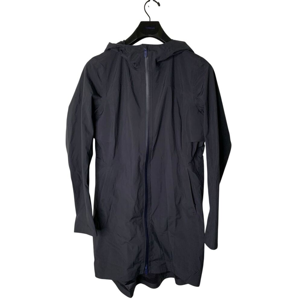 Lululemon Rain Rules jacket black women's size 8 W4AO4S